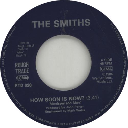 THE SMITHS HOW SOON IS NOW UK盤7インチシングル The Smiths – How